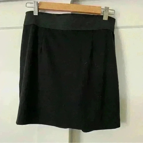 Free People black zip up front mini skirt w/ pockets size S - Picture 3 of 6